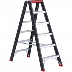 TRAPLADDER - TDO 6 - TAURUS 2 X 6 TREDEN - 3,4 M (EXCL. BEUGEL) - Imes Dexis